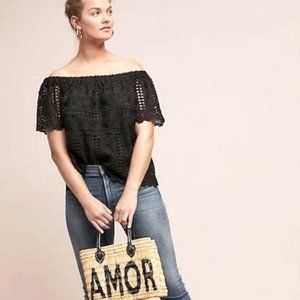 Anthropologie  |  Sunday in Brooklyn  |  Evie Off the Shoulder Top
